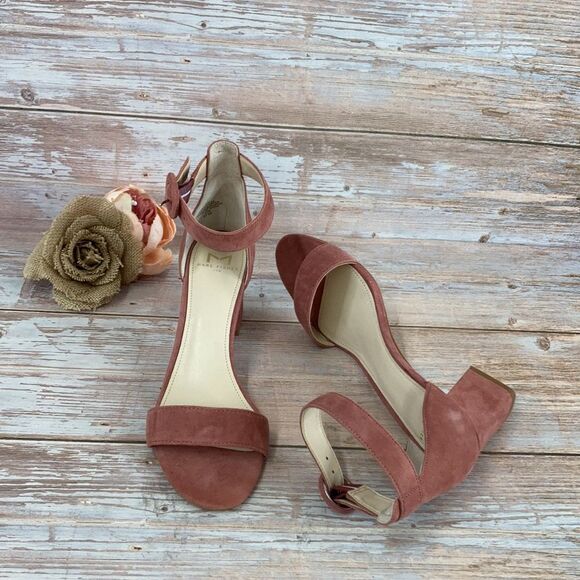 Marc Fisher Ltd Karlee Ankle Strap Sandal, Size 8 M - Pink - Picture 3 of 5